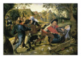 Card-Players Poker Poster
