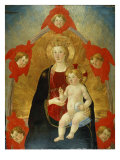 Buy Madonna and Child with Cherubim at AllPosters.com