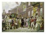 Buy Washington's Inauguration at Philadelphia, 1793 at AllPosters.com