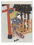 Geisha Visiting a Shrine