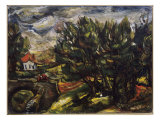 Buy Landscape with Two Figures at AllPosters.com