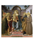 St. Virgin and Child Surrounded by St. Zenobius