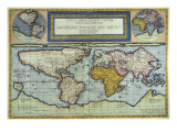Buy World Map, Totus Orbis Cogniti Universalis at AllPosters.com