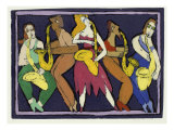 Saxo-Quintet Giclee Print