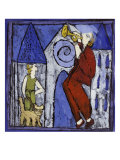 Trumpet Player at Night Giclee Print