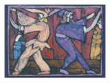 The Ten Paces (Commedia Dell'Arte) Giclee Print