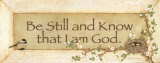 Be Still