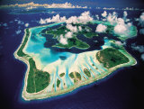 Aerial View, Bora Bora, French Polynesia