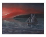 Buy Sailboat in Twilight at AllPosters.com