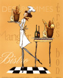 Sassy Chef IV Art Print