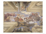 The "Sala Di Aurora" Detail of the Ceiling Depicting Dawn