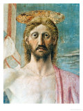 The Resurrection, Detail of the Face of Christ, circa 1463
