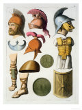 Buy Roman Military Equipment, from "Le Costume Ancien Et Moderne" at AllPosters.com