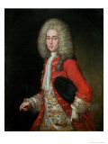 Buy Three-Quarter Length Portrait of a Gentleman Wearing a Jabot and an Ornate Embroidered Waistcoat at AllPosters.com