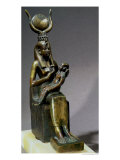 Statuette of the Goddess Isis and the Child Horus