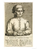 Portrait of Hieronymus Bosch Plate 3 in a Series of Portraits of Artists