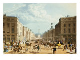 Buy Lower Regent Street, Published by Ackermann, circa 1835 at AllPosters.com