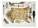 Indian Utensils and Arms, Plate 21 from Volume 2 of 
