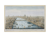 Buy A General View of the City of London and the River Thames, Plate 2 from "Views of London" at AllPosters.com