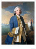 Buy Portrait of Captain David Brodie Holding a Telescope at AllPosters.com