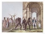 Buy Plantation in Surinam, Illustration from "Le Costume Ancien Et Moderne" by Jules Ferrario, c. 1820 at AllPosters.com