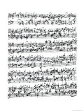 Buy Music Score of Johann Sebastian Bach at AllPosters.com