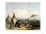 Buy Funeral Scaffold of a Sioux Chief Near Fort Pierre at AllPosters.com