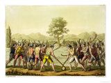 Buy Indians Playing Ciueca, Chile, from "Le Costume Ancien Et Moderne" at AllPosters.com