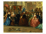 The Madrid Fair in the Plaza De La Cebeda (Detail) Giclee Print