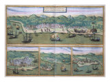 Buy Map of Calcutta, from "Civitates Orbis Terrarum" by Georg Braun and Frans Hogenberg, circa 1572 at AllPosters.com