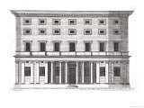 Buy View of the Facade of Palazzo Massimi Alla Valle, Rome, Designed by Baldassarre Peruzzi in 1532 at AllPosters.com