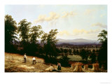 Buy Haystacks Near a River, Near Harford, Warwickshire, 1872 at AllPosters.com
