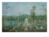 Buy Chinese Pavilion in an English Garden, 18th Century at AllPosters.com