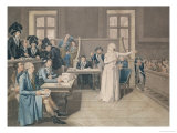 Buy Marie Antoinette of Austria Judged by the Revolutionary Tribunal Court, 16th October 1793 at AllPosters.com