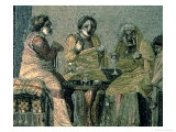 Buy Wise Woman and Her Patients, from the Villa Cicero, Pompeii, circa 100 BC at AllPosters.com