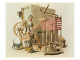 Buy A Woman Wool Skeiner at AllPosters.com