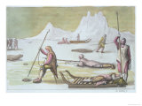 Buy Waiting on the Ice, Detail from Seal Hunting at AllPosters.com