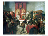 Buy Catholic Rulers Administering Justice, 1860 at AllPosters.com