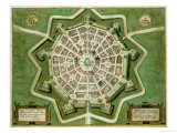 Buy Map of Palma, from "Civitates Orbis Terrarum" by Georg Braun and Frans Hogenberg, circa 1572 at AllPosters.com