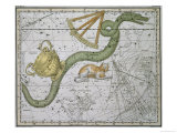 Buy Hydra, from "A Celestial Atlas," Published in 1822 at AllPosters.com