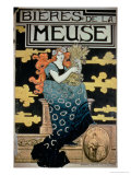 Buy Poster Advertising "La Meuse Beers" at AllPosters.com