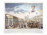 Buy Sacred Festival and Coronation of Their Imperial Majesties, View of the Place De La Concorde, Paris at AllPosters.com