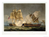 Buy Capture of La Forte, February 28th 1799, for J. Jenkins's "Naval Achievements" at AllPosters.com