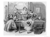 Buy Making the Christmas Pudding, 1848 at AllPosters.com