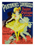Reproduction of a Poster Advertising "Pantomimes Lumineuses" at the Musee Grevin, 1892