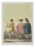 Buy Men Wearing Ceremonial Ponchos in Santiago, Chile at AllPosters.com