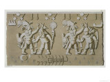 Buy Bas Relief of Ancient Aztec Warriors at AllPosters.com