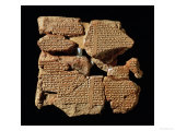 Part of the Epic of Gilgamesh Telling the Babylonian Legend of the Flood, from Nineveh