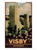 Poster Advertising the Town of Visby, Sweden