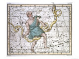 Buy Ophiuchus or Serpentarius, from "A Celestial Atlas," Published in 1822 at AllPosters.com